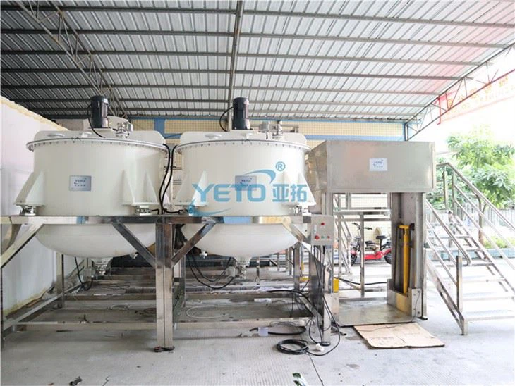 1000L Square PP Polypropylene Anti Corrosive Mixer Machine