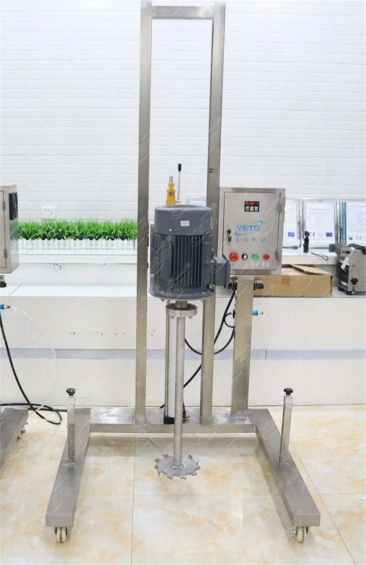 Removable Pneumatic and Electrical Lifting Dispenser Blender for Mixing Oil Paint with Open Mixer Tank